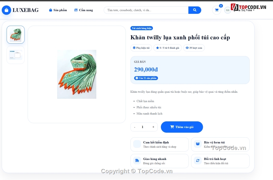 Website bán hàng,Web bán hàng,Web bán hàng túi xách